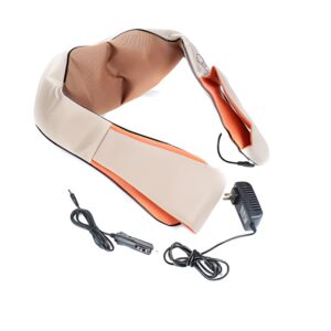 Aparat masaj cervical, functie de incalzire prin infrarosu, 4 puncte de masaj, miscare de rotatie