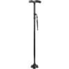 Baston telescopic de sprijin pliabil cu lanterna si pivoti stabilizatori 