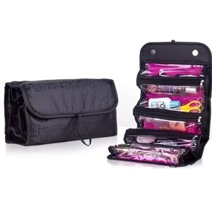 Geanta/organizator pentru cosmetice make-up si accesorii Roll-N-Go, negru ( Sanatate&Frumusete )