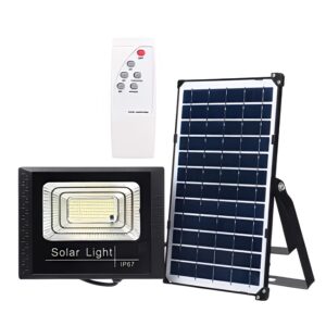 Proiector cu Panou solar, Solar Light cu Telecomanda Inclusa
