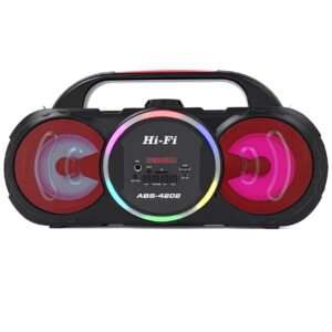 Boxa RGB Flame Light Driver Portabil Music Angel Hifi Bass Vibration Difuzor