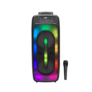 Boxa portabila GTS1556 LED RGB microfon 60W P.M.P.O.