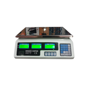 Cantar Electronic cu acumulator inclus, digital, functii multiple, afisaj dublu