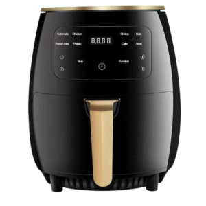 Friteuza fara Ulei cu aer cald, 2400 W, Functie de Coacere, 6l, LCD, 10 foi hartie